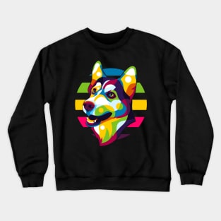 Siberian Husky Dog Crewneck Sweatshirt